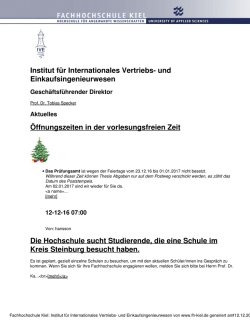 Institut f&uuml;r Internationales Vertriebs