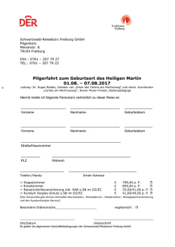 Di&ouml;zesanstelle f&uuml;r Pilgerfahrten