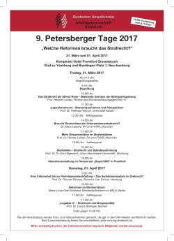 Programm als PDF - Arbeitsgemeinschaft Strafrecht im DAV