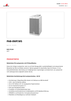 PAB-8WP/WS