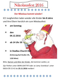 Nikolausfest 2016