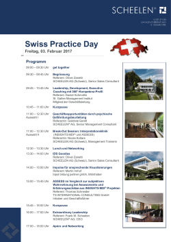 Swiss Practice Day