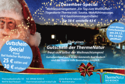 Gutschein- Special