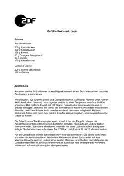 Gefüllte Kokosmakronen