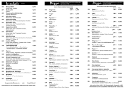 Speisekarte als PDF
