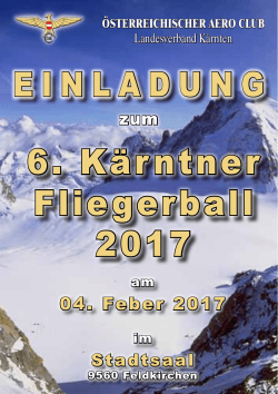 6. Kärntner Fliegerball 2017