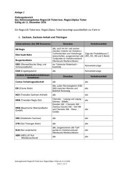 Geltungsbereich Regio120-Ticket ab 11