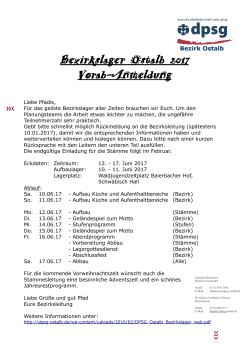 Formular Voranmeldung Bezirkslager Ostalb 2017