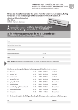 direkt ANMELDEN: Anmeldeformular Beschreibbares PDF