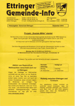 Information"Soziale Mitte"