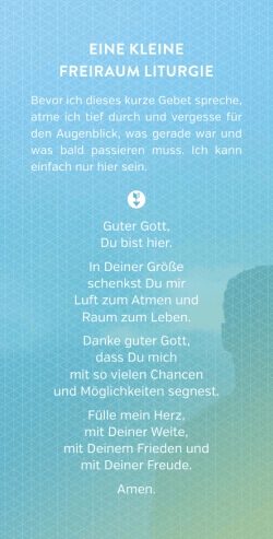 eine kleine freiraum liturgie