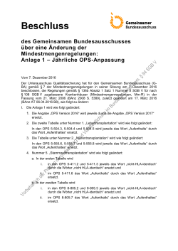 Beschlusstext (31,8 kB, PDF) - Gemeinsamer Bundesausschuss