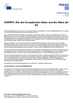 Herunterladen als pdf-Datei - Council of the European Union