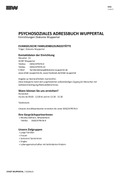 Drucken - Stadt Wuppertal