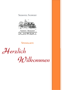 Speisekarte - Seehotel Schwert