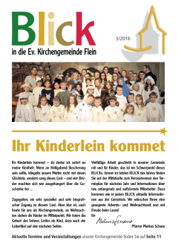 blick_0316_web - Evangelische Kirchengemeinde Flein