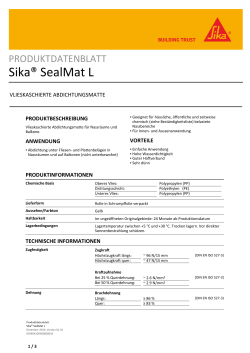 Sika® SealMat L - Sika Schweiz AG