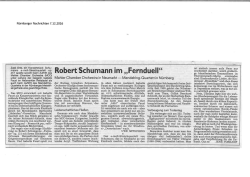 Fernduell - Neumarkter Konzertfreunde