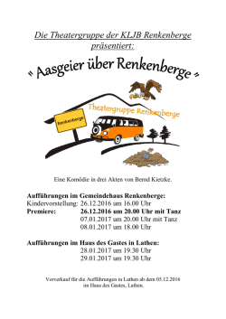 Die Theatergruppe der KLJB Renkenberge