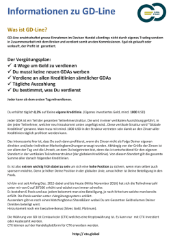 Handout zu GD