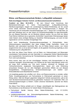 Klima- und Ressourcenschutz fördern, Luftqualität verbessern