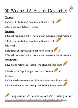Als PDF zum Drucken - Nobbis feine Suppen