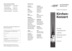Programm_Kiko_16 - Musikverein Gossau ZH