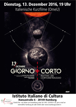 Dienstag, 13. Dezember 2016, 19 Uhr Istituto Italiano di Cultura