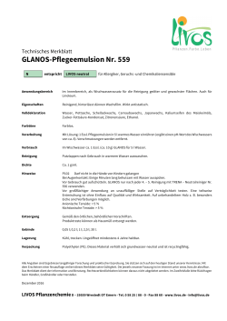 GLANOS-Pflegeemulsion Nr. 559