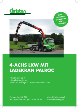 4-Achs Lastwagen mit Ladekran_“Palroc“