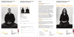 Interreligi&ouml;ser TT Die Stille atmen 25.03.17 - Haus am Dom