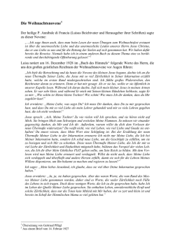 Die Weihnachtsnovene - Das Reich des G&ouml;ttlichen Willens