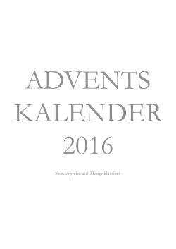 Adventskalender - raum