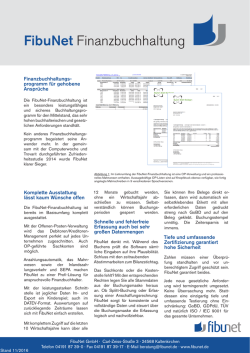 FibuNet Finanzbuchhaltung