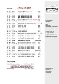 Januarspielplan als PDF - Figurentheater Grash&uuml;pfer