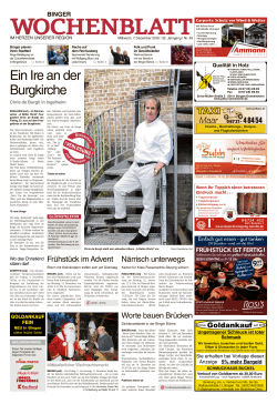 Binger Wochenblatt vom 07.12.2016