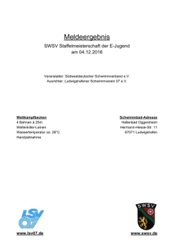 DMSJ E-Jugend - schwimmteam