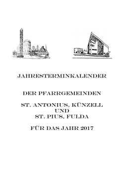 Jahresterminkalender 2017