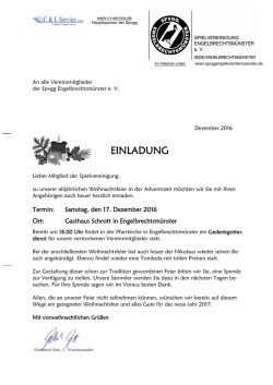 einladung - SpVgg Engelbrechtsm&uuml;nster
