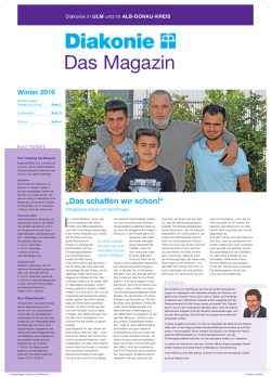 Das Magazin - Diakonie Ulm/Alb Donau
