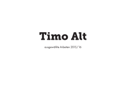 ausgewählte Arbeiten 2015/16