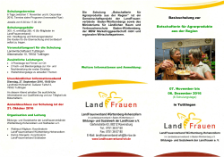 - Landfrauenverband Württemberg