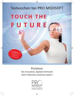ProVision Touch the future DEA 20161111.indd