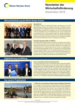 Newsletter - Rhein-Neckar