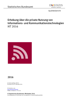 IKT 2016 - Statistisches Bundesamt