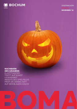 Dieser Artikel ist in der BOMA-Ausgabe November 2016