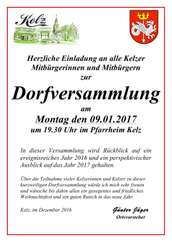 Dorfversammlung