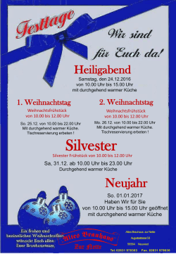 Info zur &Ouml;ffnungszeiten - Altes Brauhaus Zur Nette Neuwied