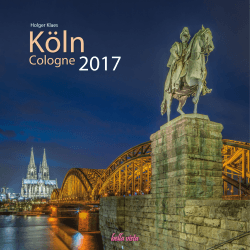 PDF Broschürenkalender Köln 2017 - klaes