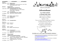 Gottesdienste 27.11.-04.12.2016